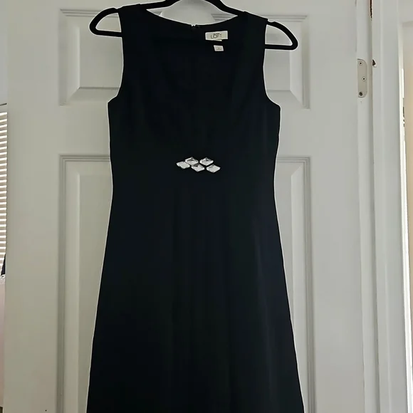 Ann Taylor Loft, black evening dress, siza 2